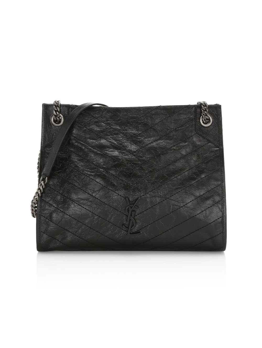 Saint LaurentMedium Niki Crinkled Leather Shoulder Bag